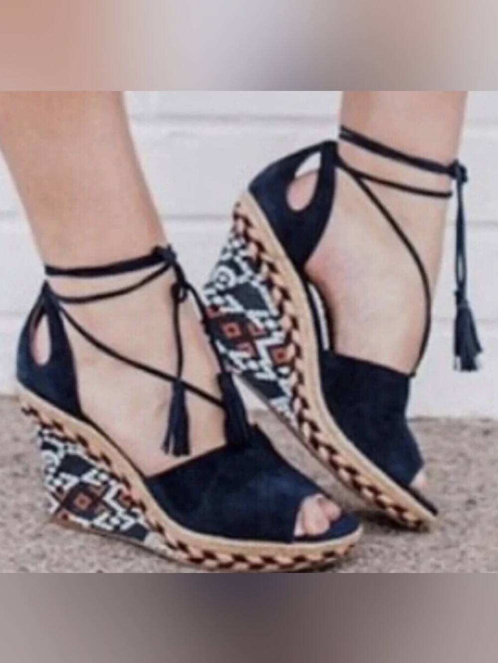 Cabi Isla Wedge Espadrille Sandals